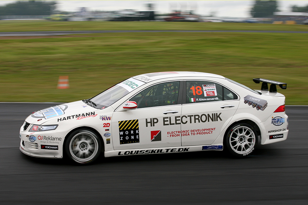Italienske Fabrizio Giovanardi i Honda Accord.
(Foto: Motorsporten.dk)
